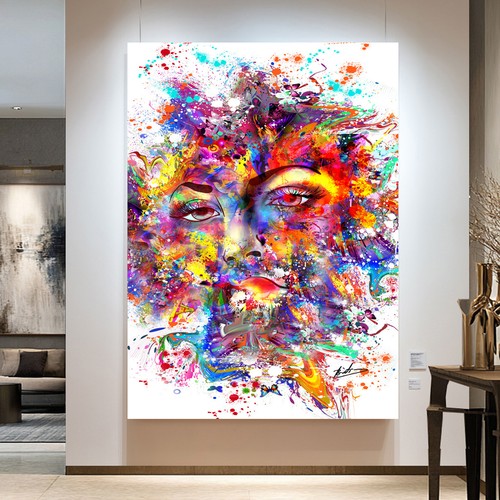 Leinwand bilder abstrakt bunt - leinwand,