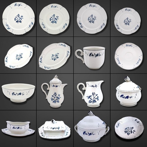 Villeroy boch val bleu teller - bleu,