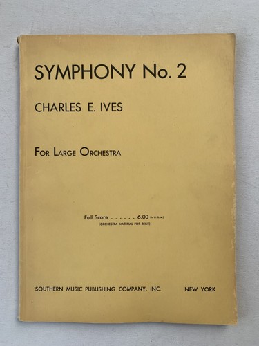 Noten ives symphony 2 - symphony,