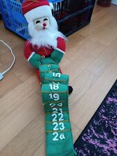 lustiger Weihnachtsmann Aus Stoff Mit Bart Als Kalender