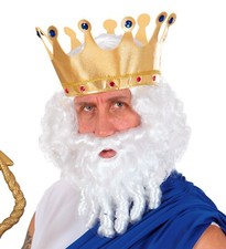 Perücke Zeus mit Bart -