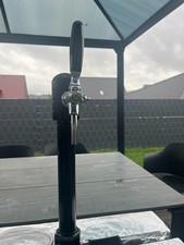 Zapfanlage Schwarz Schanksäule SK Bierzapfsäule 1-leitig Tower  SEHR SCHWER VIP 