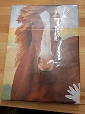 Mädchen Bettwäsche SET v.Muller Texiles Motiv Pferd 135x200cm,OVP, Reißverschlus