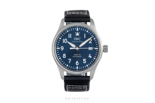 Iwc pilot mark - blue, dial