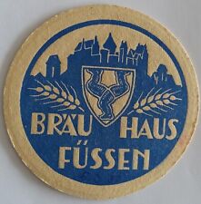 ALTER BIERDECKEL Bräuhaus Füssen Gegründet 1905 Bierfilze Sammlerstück
