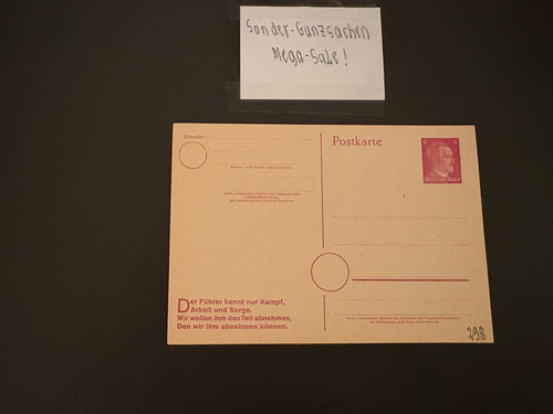 Deutsches reich ganzsache - reich,