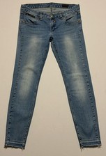 Herrlicher Touch Cropped Slim Gr W30 Hose Jeans 7453