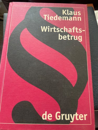 Klaus tiedemann kommentar - klaus, tiedemann,