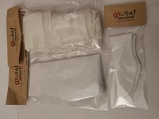 2x White Leggings + Socks -