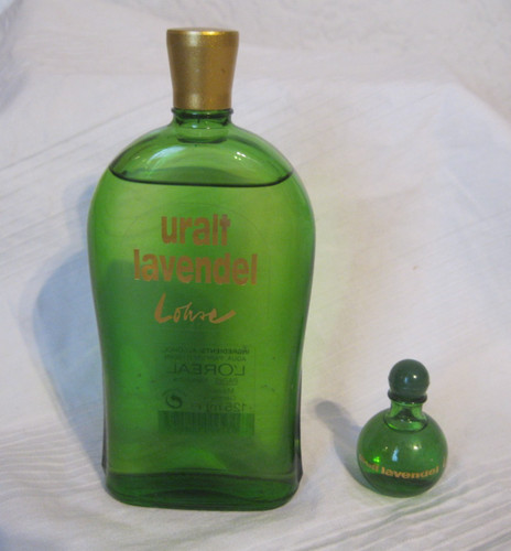 Vintage flacon uralt - vintage, lavendel