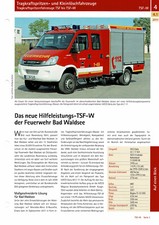 Feuerwehrfahrzeug IVECO Daily 65 C 17 4x4 TSF-W der FFW Bad Waldsee Infokarte