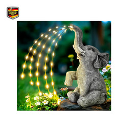 Solar Elefant Deko LED Lichter