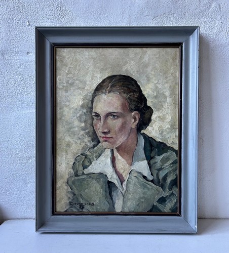 ölbild 1937 porträt - Ölbild,