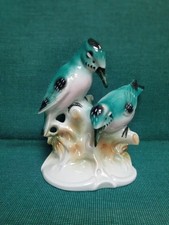 Gräfenthal  Porzellanfigur  ein Paar Eisvögel,#9811 ,h14  cm