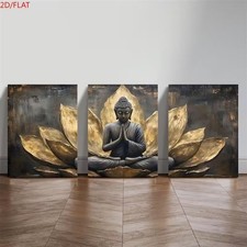 3er Leinwanddrucke  Buddha