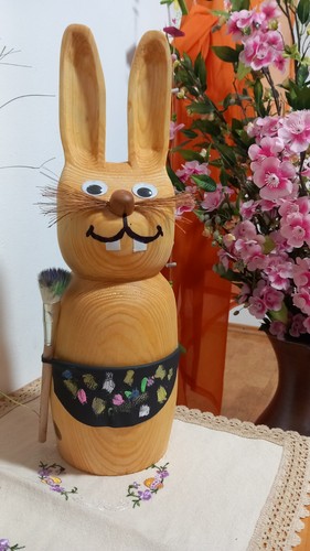 Osterhase 43cm hoch deko - 43cm, hase