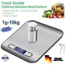 Digitale Küchenwaage Digitalwaage Haushaltswaage Briefwaage Küchen Waage 10kg/1g