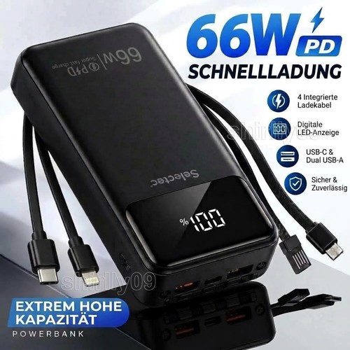 Powerbank 1000000mah 66w usb - 66w, usb-c