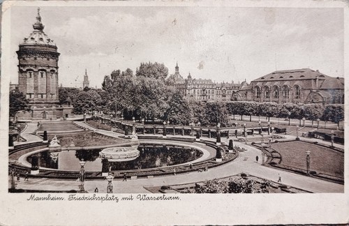 Ansichtskarte mannheim - ansichtskarte, mannheim-