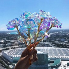 24k galaxy rose bunte - galaxy,