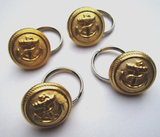 4x Marineknopf  17mm für Schulterklappen Bundesmarine Uniform Knopf Marine