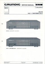 GRUNDIG - CD 210 San Remo CD 21 - Service Manual Anleitung Schaltplan - B7264