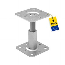 Stützenfuß Pfostenträger höhenverstelbar Gewinde - PR