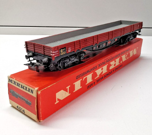Märklin 4514 niederbordwagen - märklin,