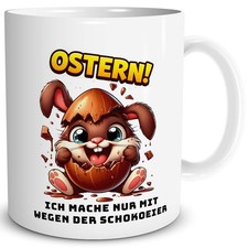 Lustige Oster Tasse Hase