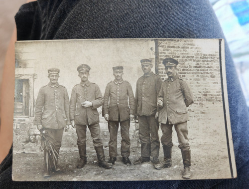 Foto postkarte gruppenfoto - foto-postkarte,