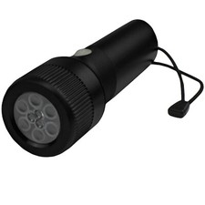 Mellert TL269 LED Taschenlampe wasserdicht 9 LED 1m IP67 Feuerwehr Lampe