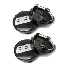 4x Für BBS Auto Radmitte Nabendeckel Nabenkappen Felgendeckel Schwarz 60mm NEW