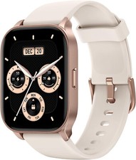 Smartwatch Damen mit Telefonfunktion Armbanduhr für iPhone Samsung Huawei Sony