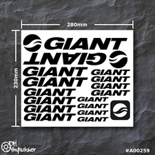 Giant Stickersatz Schwarz |
