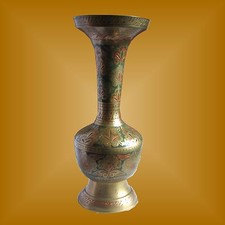 Dekorative Messingvase Pokal