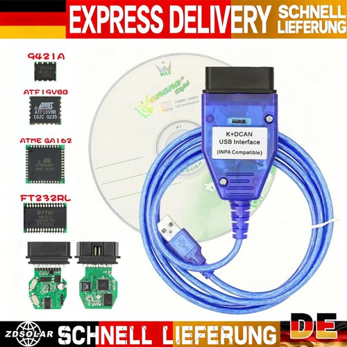 Für bmw inpa - k+dcan, obd2