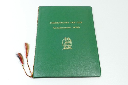 Urkundenmappe grenztruppen - urkundenmappe, "grenztruppen