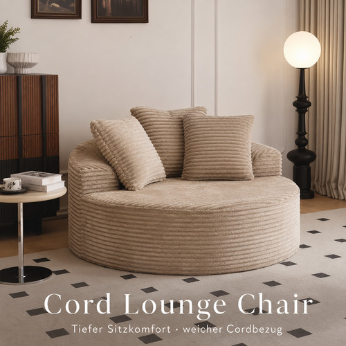 Runder lounge sessel memory - lounge,