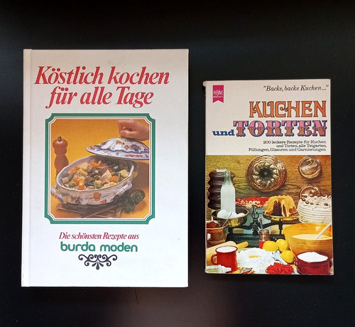 Vintage kochbücher set burda - vintage,