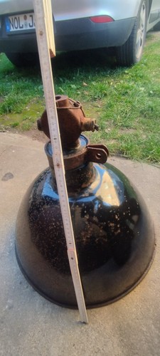 Vintage industrielampe lbl - lbl, ddr