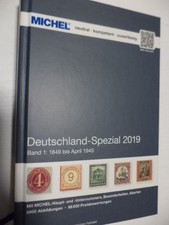Michel Briefmarken Katalog Deutschland Spezial 2019 Band 1