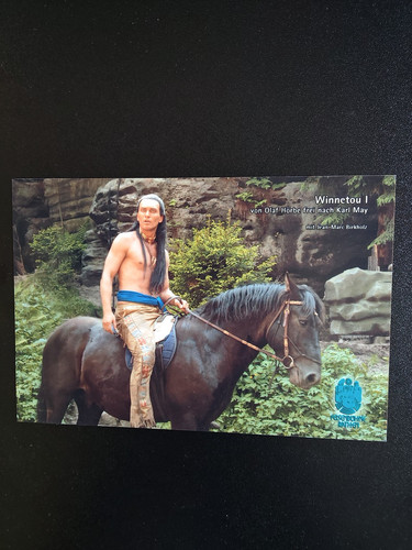 Winnetou autogrammkarte - i,