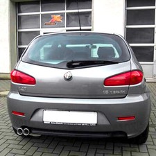 FOX Sportauspuff Alfa Romeo 147 1.6l u. 2.0l 2x70 77/88/110KW Edelstahl