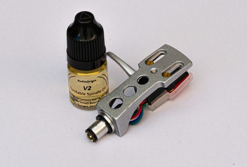 Ein silbernes headshell - silbernes,