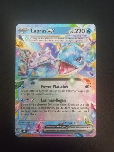 Pokemon karte lapras - lapras, ex