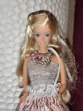 Alte schöne Jewel Secrets Barbie mit Schmuck Vitrinen Puppe Mattel 80er Vintage