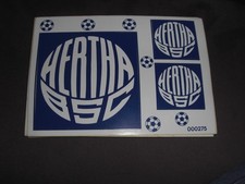 Hertha BSC Berlin   Aufkleber Sticker Set - 3 Logos Bundesliga Fussball
