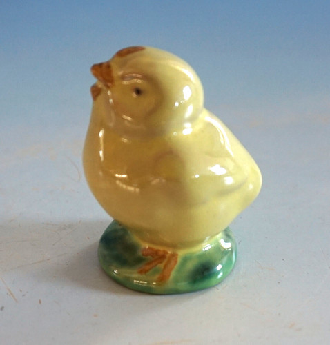 Vintage keramik figur küken - keramik,