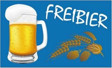 Fahne / Flagge Freibier 90 x