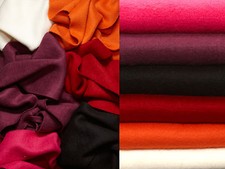 FRAAS CASHMINK Damen Schal Fransen Scarf Damenschal Farb zB schwarz rot 180x20cm